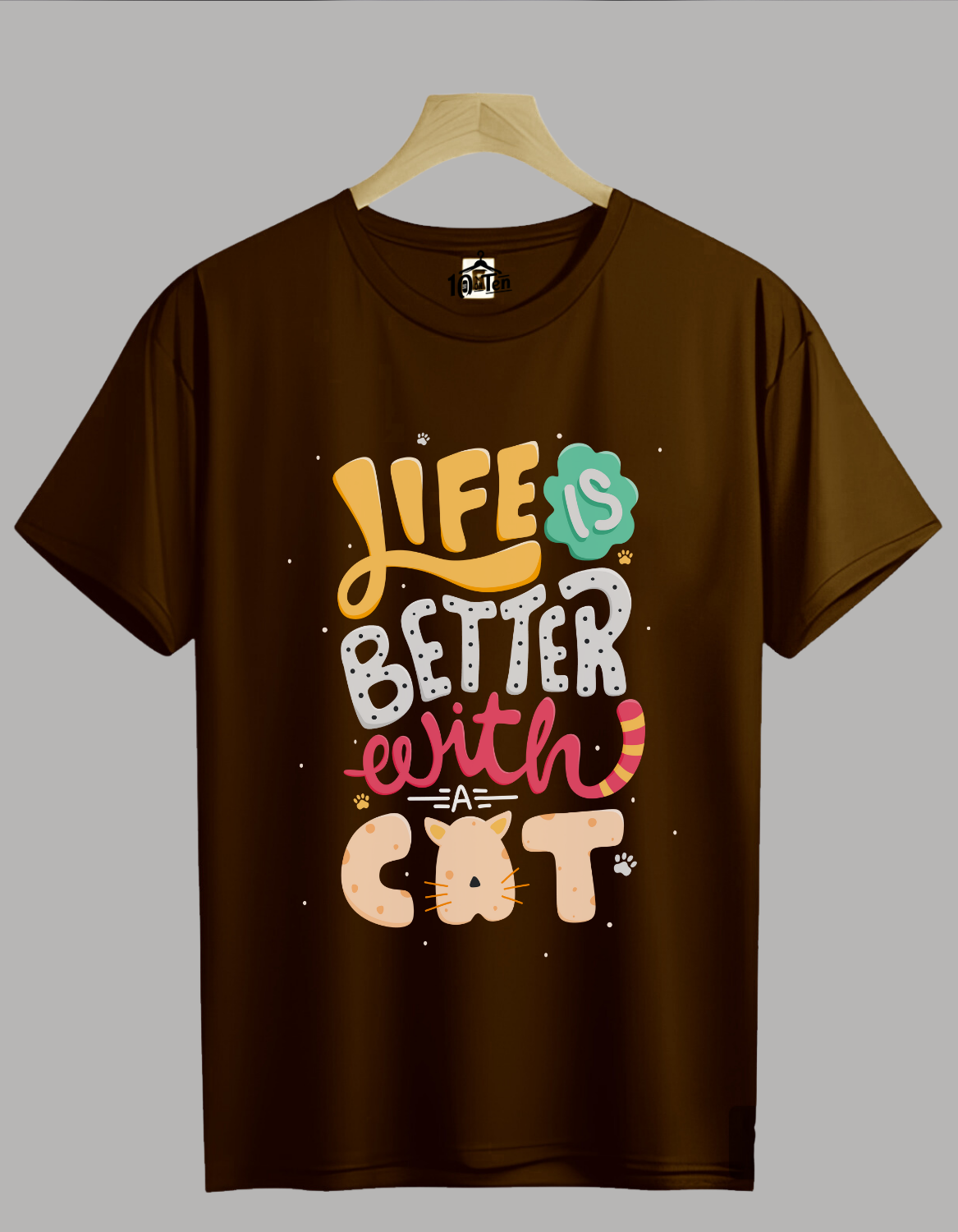 Cat love 1 Oversized Printed T-Shirt