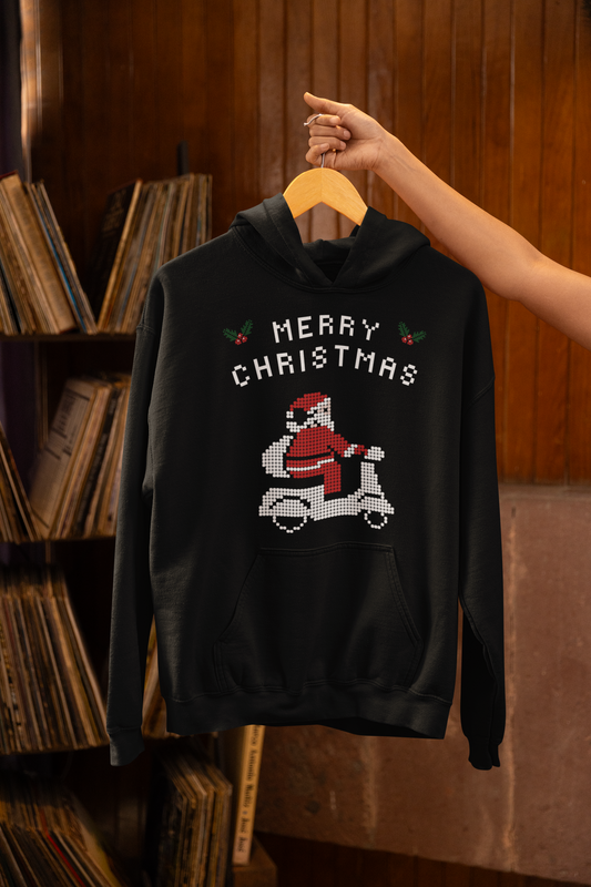 Merry Christmas Drop-Shoulder Hoodie